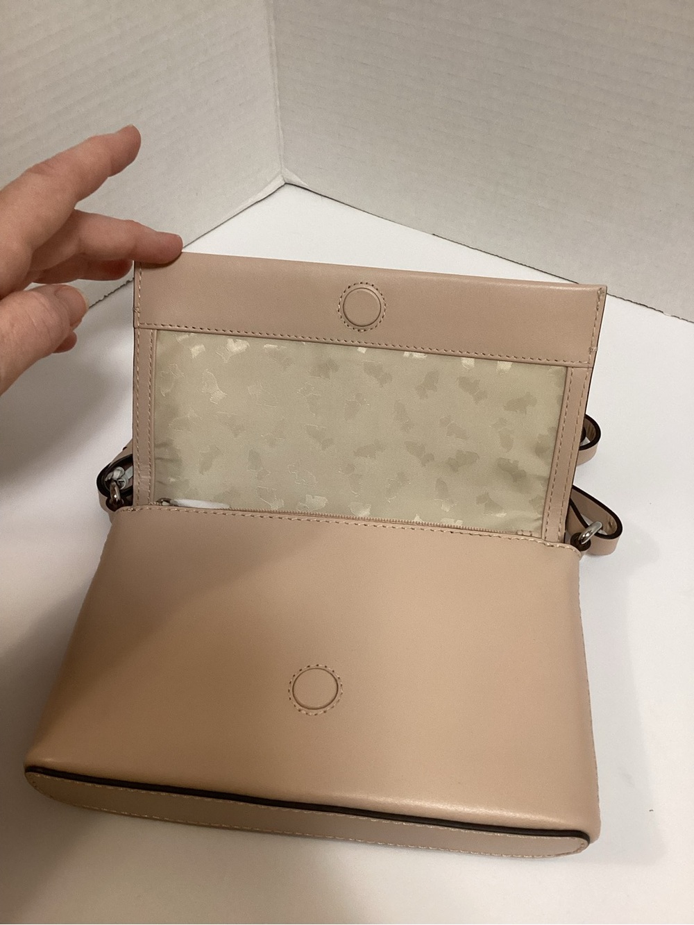 RADLEY LONDON Blush Pink Leather Crossbody Bag NWT - Picture 6 of 16